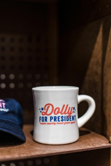 Dolly for President Mug; $19.95