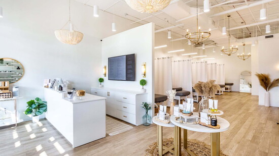 The ambience is both modern and soothing