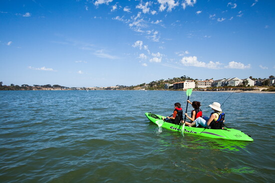 Kayaking on the Agua Hedionda Lagoon