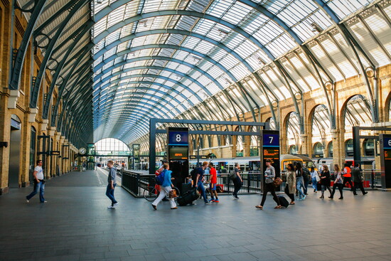 King's Cross Station. 