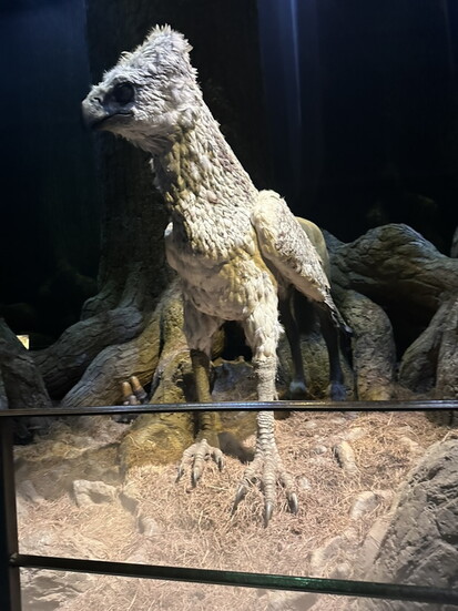 A magical creature from the Warner Bros. Studio Tour London.