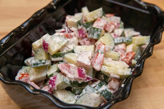 Cucumber, Tomato and Onion Salad