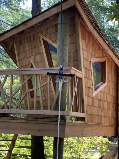 Treehouse With Zip-line