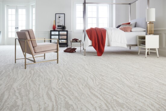 Beautiful bedroom carpet