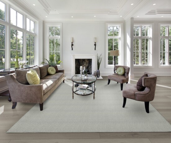 Family Room flooring and custom carpet from Summit Cove Carpet