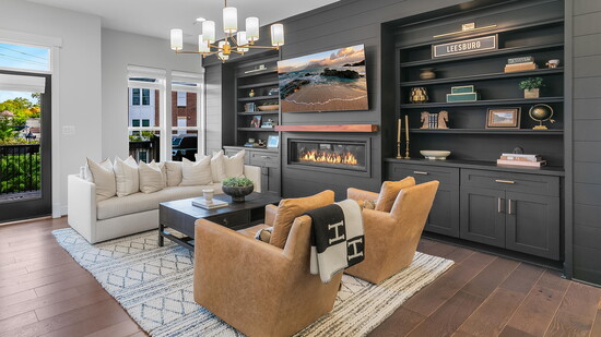 A neutral color palette in a clutter-free space will help potential buyers imagine their own belongings there. Photo: The Local Group