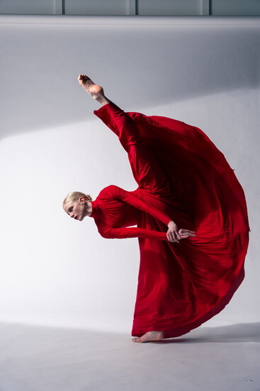Dancer pictured is Company Artist Flynn Ericson.