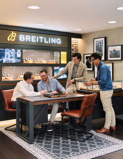 Pictured left to right: Chris Dickson, Noah Williams, Ben Simon and Nate Cho are some of the most active members of the Carolina Watch Club