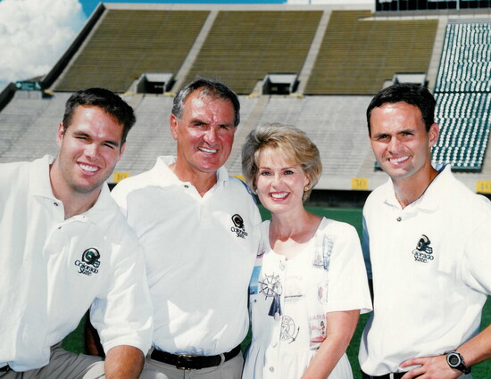 Marc Lubick, Sonny Lubick, Carol Jo Lubick, and Matt Lubick