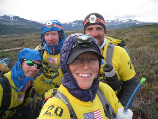 Four of Jean's group in the Patagonia Expedition.