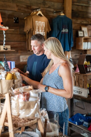 Shopping for a favorite treat at a local spot like Starkey Market is a great way to manage holiday stress.