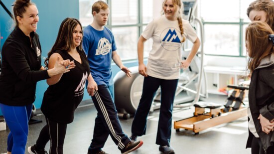 Mann Method Physical Therapy and Fitness Founder Dr. Sarah Mann leads the way in PT-based exercise instruction with patients Grace and Connor.