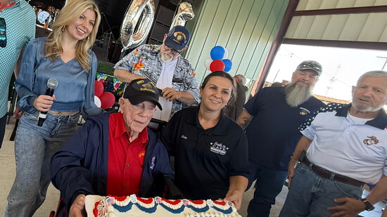 Don celebrated his 101st birthday surrounded by a community that loves and honors him - Photo credit: Kelly Castonguay