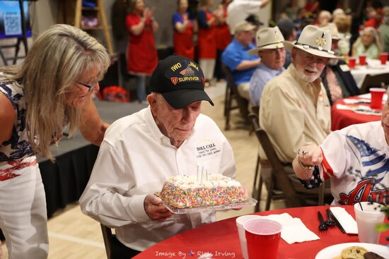 Don celebrated his 101st birthday surrounded by a community that loves and honors him - Photo credit: Kelly Castonguay