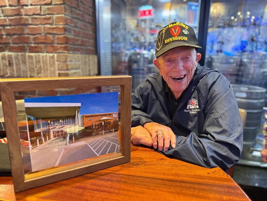 Don is honored with the renaming of the North Park YMCA to the Corporal Don Graves Community Center - Photo credit: Charles Lauersdorf.