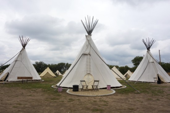 Teepees at El Cosmico