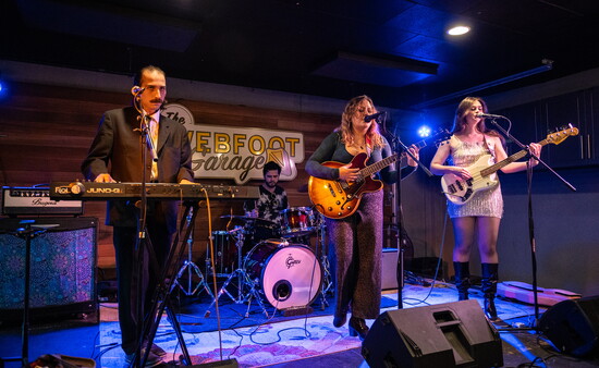 Mari & The Dream on stage at the release of their mini album entitled One.