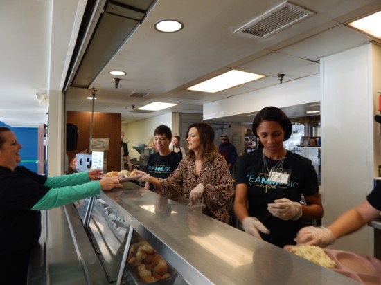 Team Music Is Love helped feed people in need in Nashville during CMA Fest.