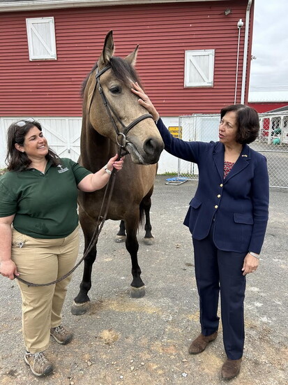 Ribbon cutting at Lord Stirling Park Riding Stable