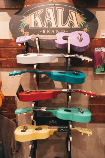 A ukulele in every color