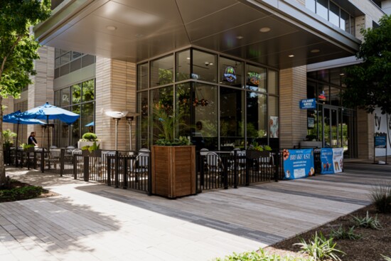 Dine indoors or out at Island Grill