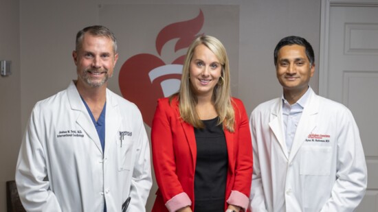 Knoxville AHA Executive Director Beverly Miller, Co-Chairs Dr. Josh Todd and Dr. Ayaz Rahman