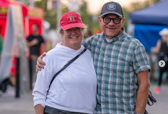 Mayor Jeff Silvestrini and his wife