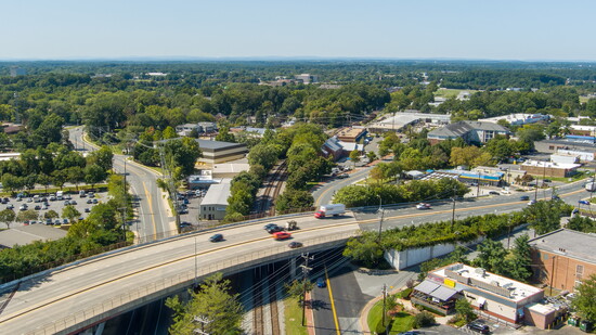 Aerial view of Route 355
