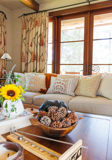 The design incorporated well-loved antiques with fine linens to achieve an elegant but comfortable and relaxed feel. 
