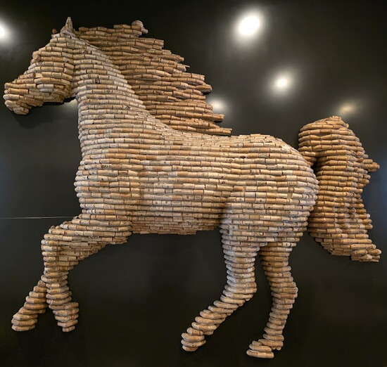 Martin Fierro's Malbec Wine Cork Horse