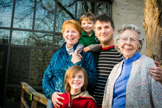 (R-L)Penelope, Quentin, Jared, Janet (Reed's Mother), Sebastian.