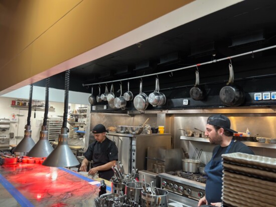 Smyrna's open kitchen 