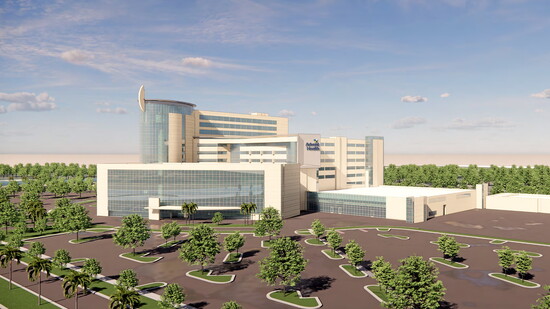 Artist's rendering of AdventHealth Daytona Beach campus expansion