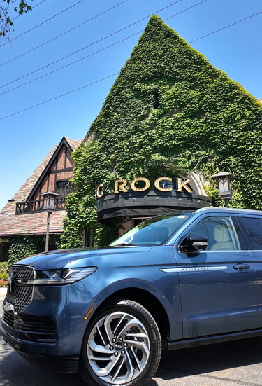 The 2027 Lincoln Navigator rolls up to Big Rock Chophouse in Birmingham