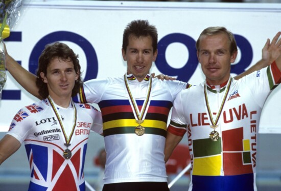 The highlight of my cycling career was winning the professional world championship.