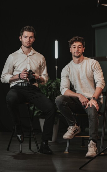 Meet the dynamic duo behind Firelite Studios: Ken Jackson (left) and Aleks Kapett  
