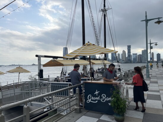 My favorite new "floating bar" on the Hudson
