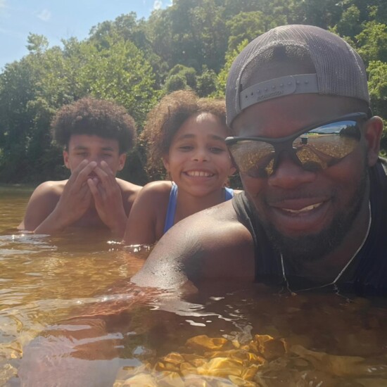 Trainer Dre Simpson and kids