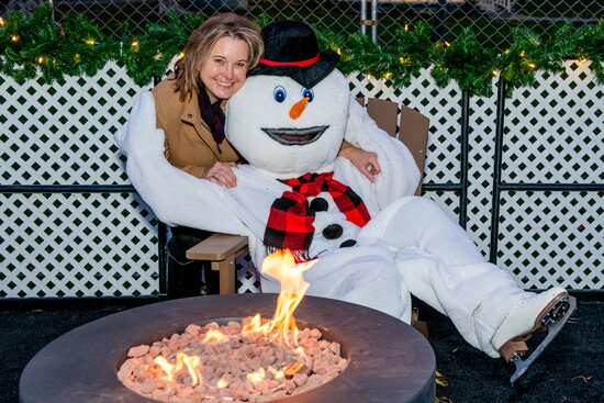 Kathy Hemmenway with Frosty.
