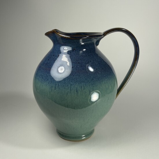 Stoneware pitcher (13")