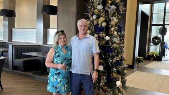 Tj and Oksana Filley grand opening of the Founders Club at Plantation Bay