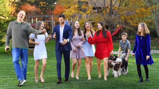 Melissa, Doug, and their six children. Photo by Cari Miller.