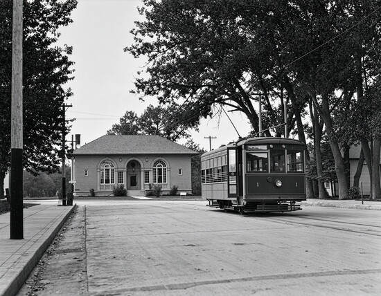 Historic photo of The Melting Pot building, circa 1925. From the Collection of the Littleton Museum