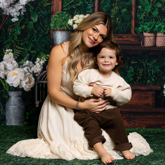 Spring Portrait of Mary and her son from her Mommy & Me photo Session at Kossina Creative photography