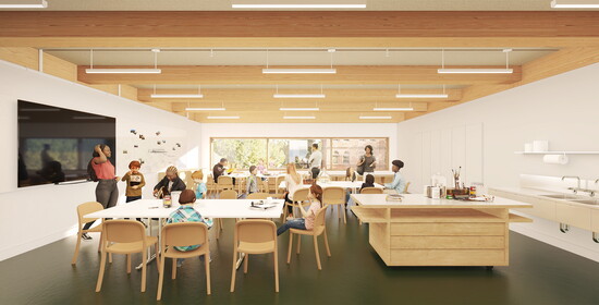 Classroom, Memphis Art Museum Credit: Courtesy of Herzog & de Meuron 