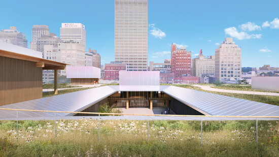 Roof Garden, Memphis Art Museum Credit: Courtesy of Herzog & de Meuron 