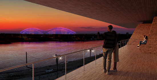 River Window View, Memphis Art Museum Credit: Courtesy of Herzog & de Meuron 