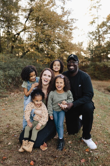 Gerald Fadayomi of Missional Family with his family 