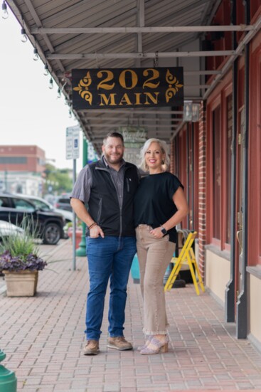 Keath and Ali Krueger-owners of 202 Main