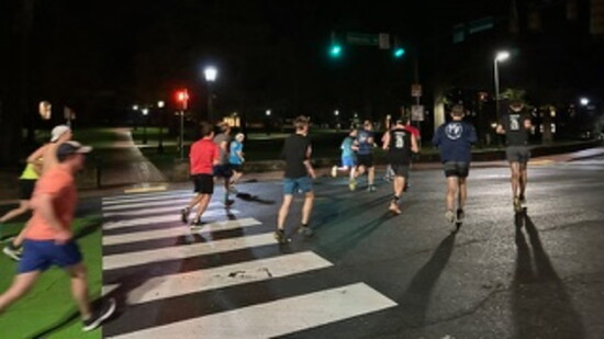 F3 Charlottesville on a morning workout. Photo credit: F3 Charlottesville